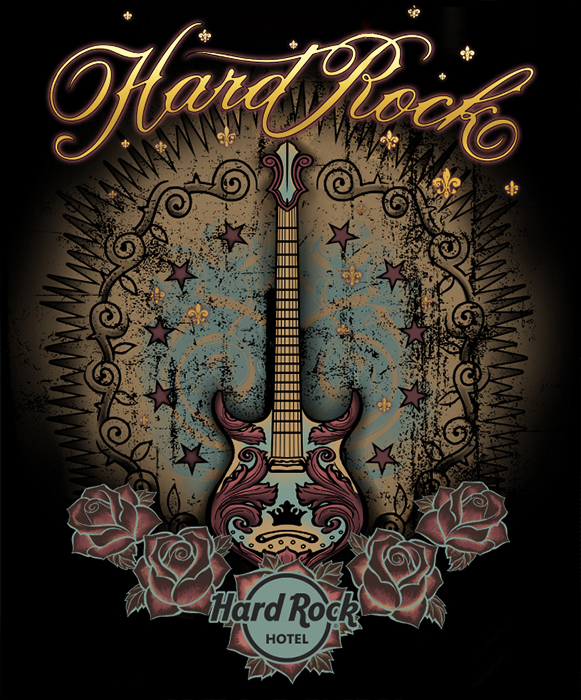 HR Flower Guitar